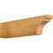 Ekena Millwork Yorktown Rough Sawn Rafter Tail, Western Red Cedar, 4"W x 8"H x 32"L RFT04X08X32YOR00RWR - alternate 1